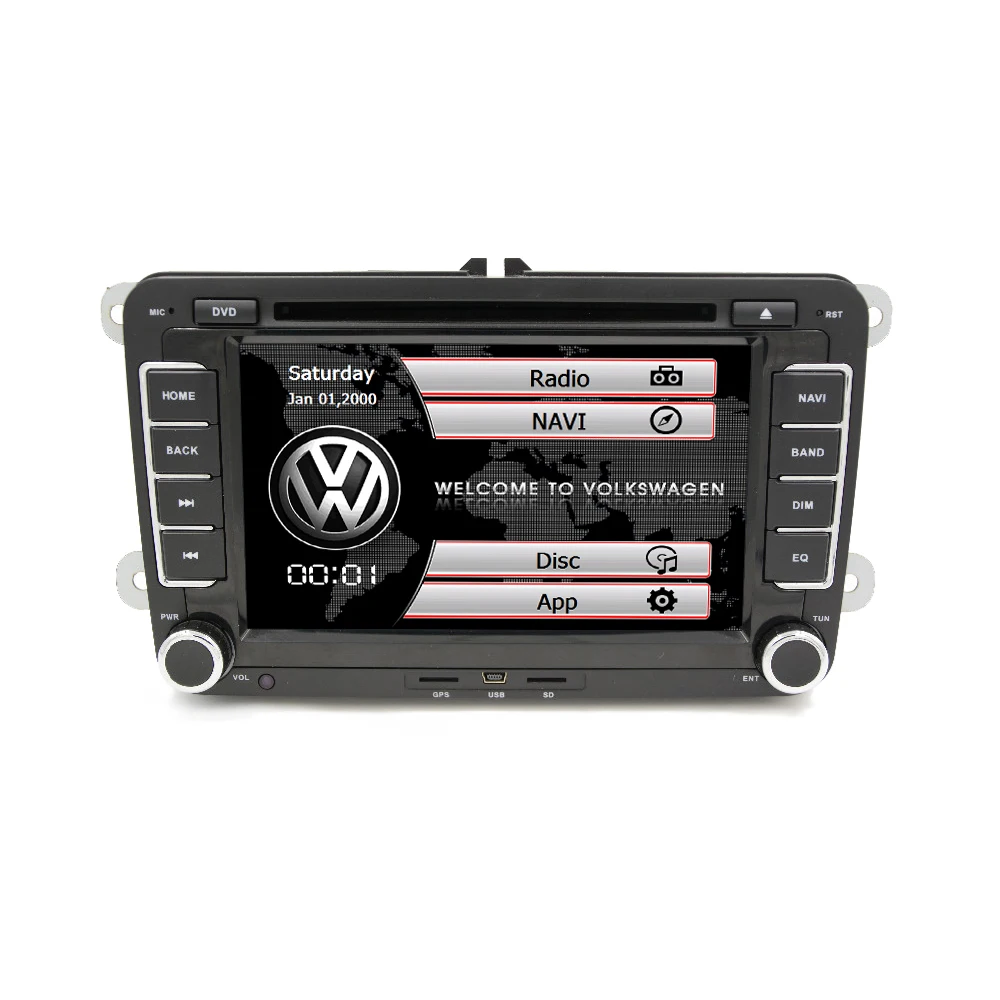 

Quad Core 1024*600 Android 8.1 16GB ROM 2Din Car DVD GPS Navigation Navigator Radio Player For Skoda Octavia 2