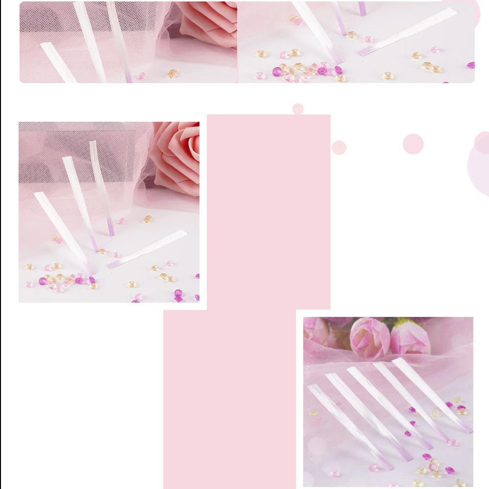 

10 Pcs/pack Fiberglass Extension Nail Form Tips Fiber Extended Nail Special Tools Decoration Constructing Nails