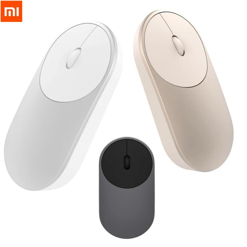 Беспроводная мышь Xiaomi Mini алюминиевый сплав ABS поддержка 2 4 ГГц Wi Fi Bluetooth 0 для Windows 8
