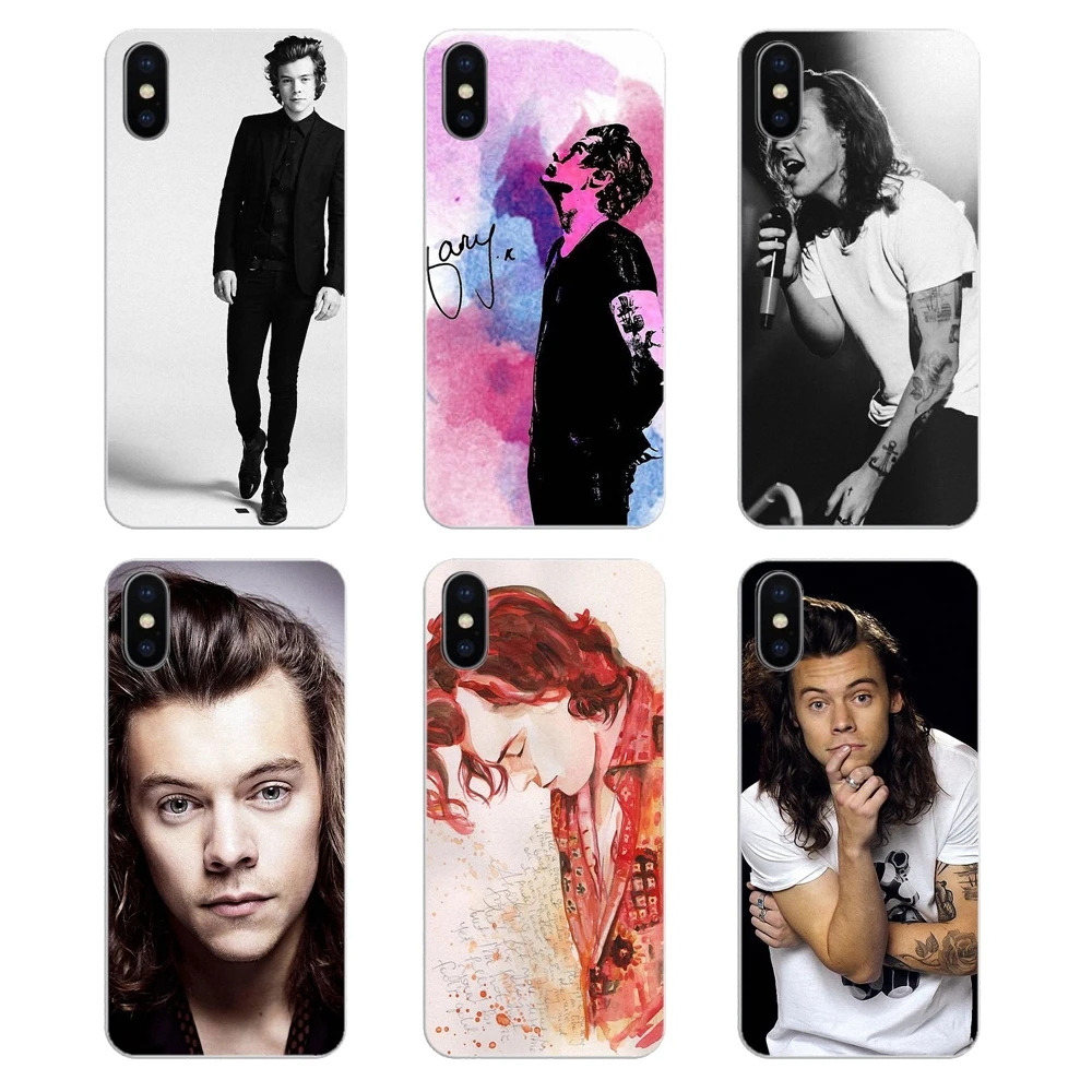 Harry Styles One Direction 1D Art Print Silicone Shell Covers For Samsung Galaxy A5 A6 A7 A8 A9 J4 J5 J7 J8 2017 2018 Plus Prime |
