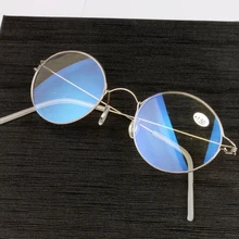 Специальная цена, ретро круглый металлический каркас, очки для чтения, женский супер светильник, высококачественные очки для чтения, линзы из смолы, унисекс, очки