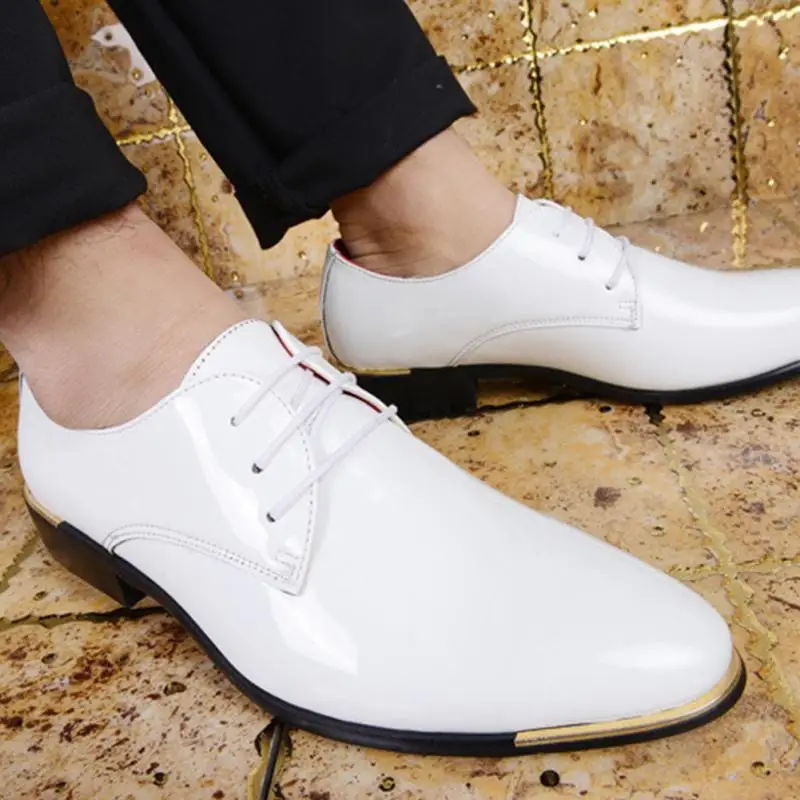 Aliexpress.com : Buy Pointy retro British male business casual shoes ...