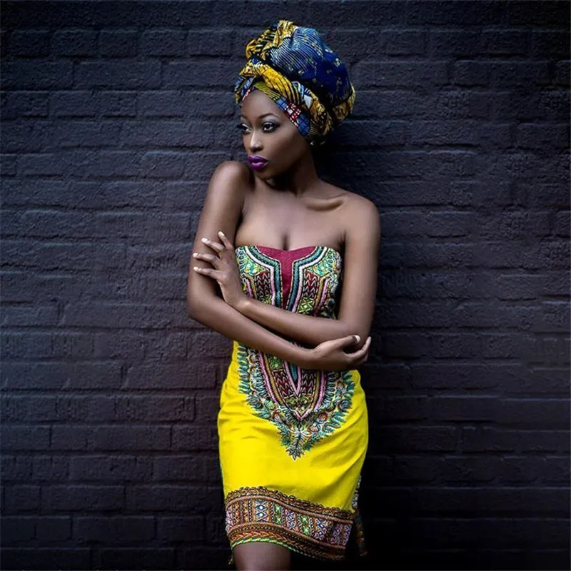 Africa Wind font b Sexy b font Strapless Slim Hip font b Dress b font 2016