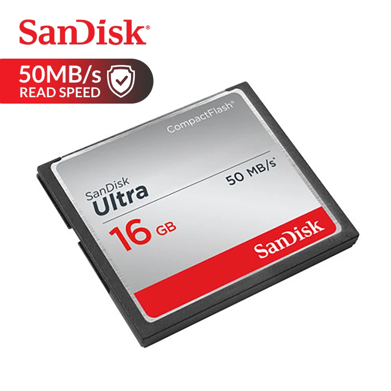 SanDisk Ultra карта памяти CompactFlash 16GB CF карта 333X50 MB/s скорость чтения DSLR Video Flash Card(SDCFHS-016G-Z46-16GB