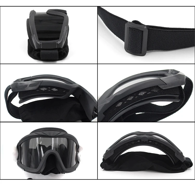 Военный страйкбол тактические очки защитные очки для стрельбы армейские боевые Goggles3 линзы мотоциклетные противотуманные ветрозащитные велосипедные очки