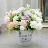 9 Heads Hydrangea Artificial Flowers Ball Bunch Fake Flowers Silk DIY Home Decor Faux Flowers Wedding Decoration Table Bouquet ► Photo 1/6