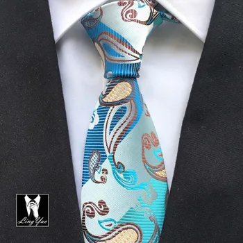 

8cm New Arrival Luxury Paisley Tie Suits Shirt Formal Necktie High Quality Colorful Gravata