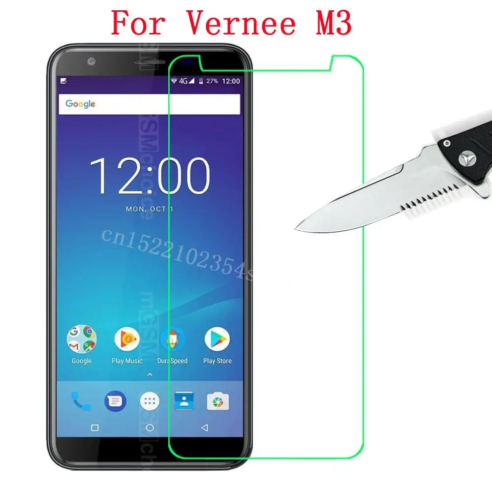 HD 9H ультратонкая пленка для vernee M3 закаленное стекло M 3 Защита экрана телефона Q |