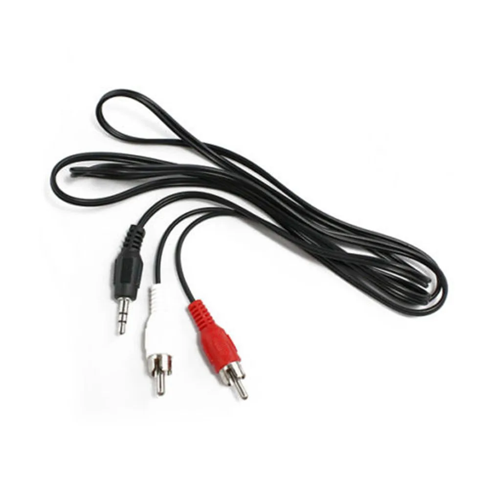 Аудиокабель с разъемом 1 5 м 3 мм разъем 2RCA Lotus одноточечный двумя динамиками