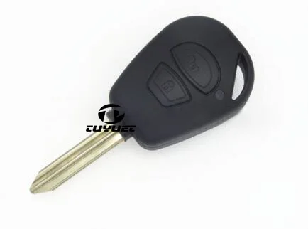 Key Case Car Key Shell Key Shell 2 Buttons Replacement Smart Remote Key Shell for Citroen Car Key Blanks Case