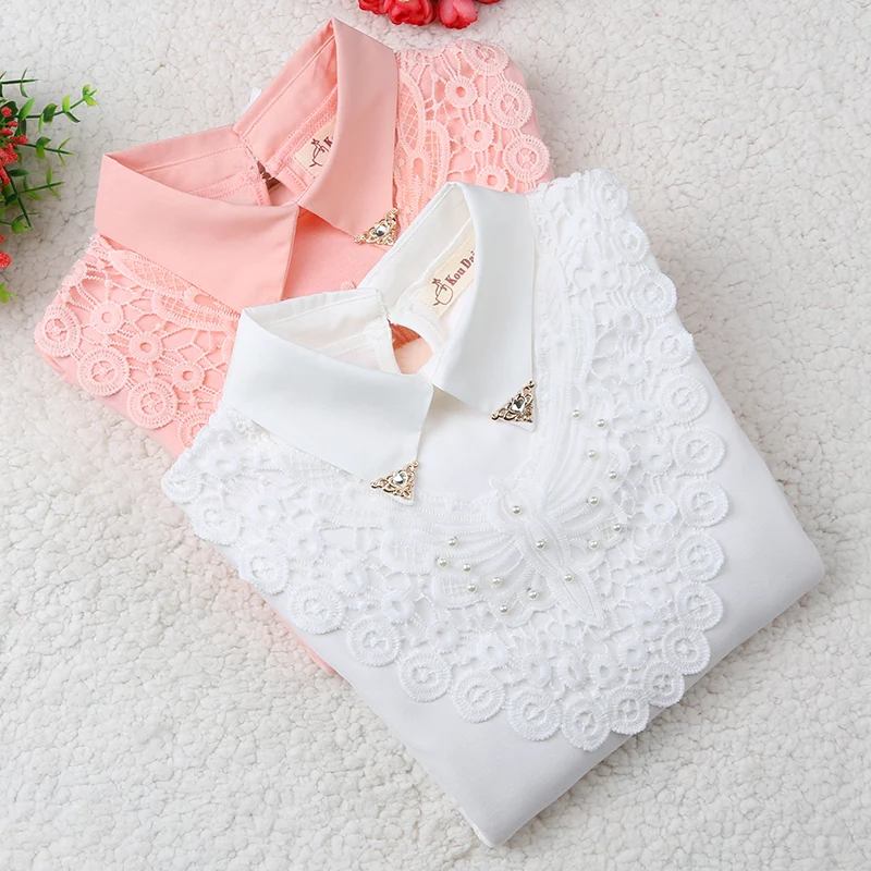 baby girl clothes Autumn girls blouse children clothing school girl blouse cotton child shirt blusas kids clothes 2 colors