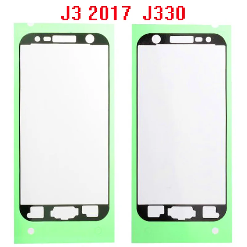 100 шт./для Samsung Galaxy J3 2017 J330 ЖК дисплей передняя рамка Корпус клейкая наклейка