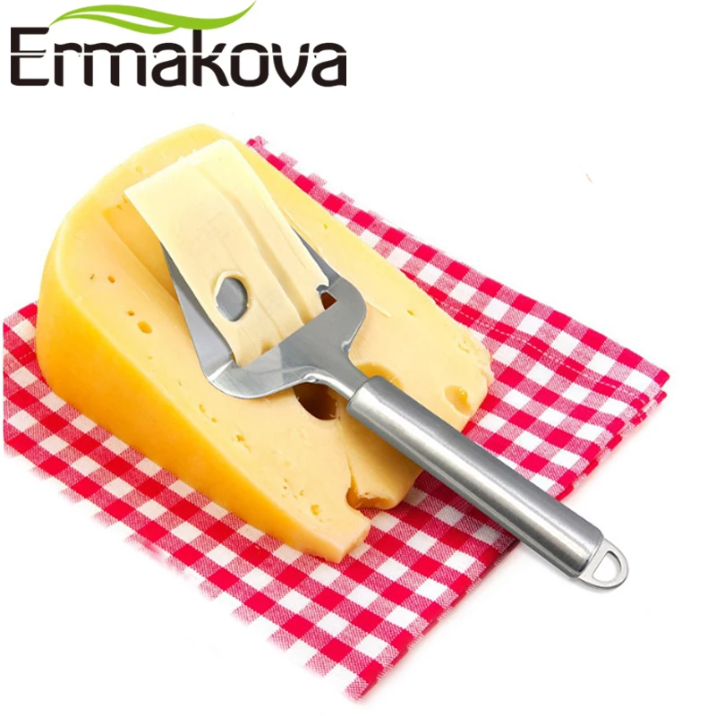 ERMAKOVA Set of 3 Pizza Cutter Wheel Pizza Server Cheese Slicer Stainless Steel Pizza Tool Set Cheese Tool Set