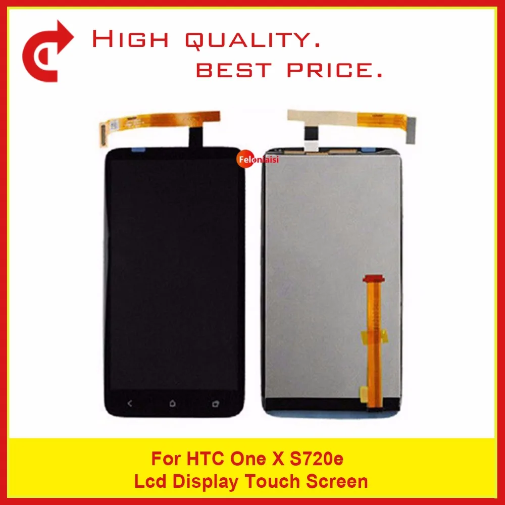 

High Quality 4.7" For HTC One X S720e LCD Display With Touch Screen Digitizer Sensor Panel Assembly Free Shipping