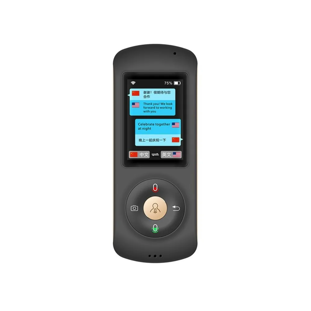 

Portable Mini Wifi Instant Voice Smart Translator Real Time Interpreter 28 Language Learning Machine For Business Meeting