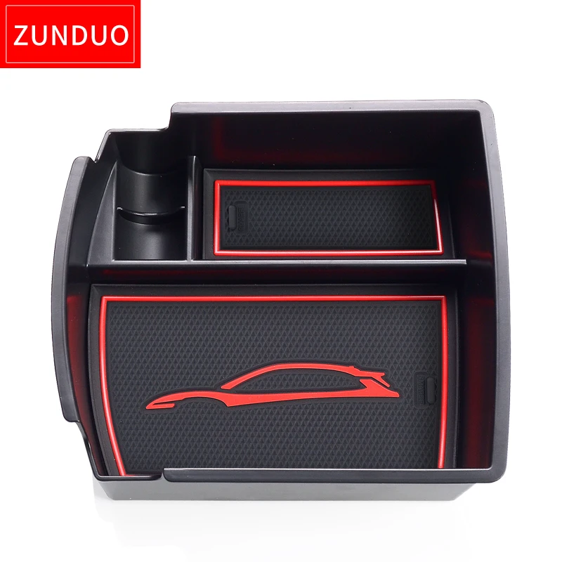 ZUNDUO для Hyundai Kona 2017 2018 2019 Kauai центральный автомобильный подлокотник хранения