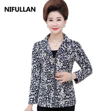 NIFULLAN, Осенний Женский блейзер, пальто с длинным рукавом, на молнии, куртка для мамы, офисная, OL, высокое качество, модный, тонкий, костюмы, верхняя одежда
