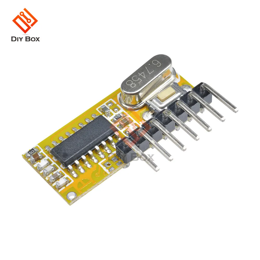 

RXC6 433Mhz Superheterodyne Wireless Receiver PT2262 Code Steady for Arduino AVR