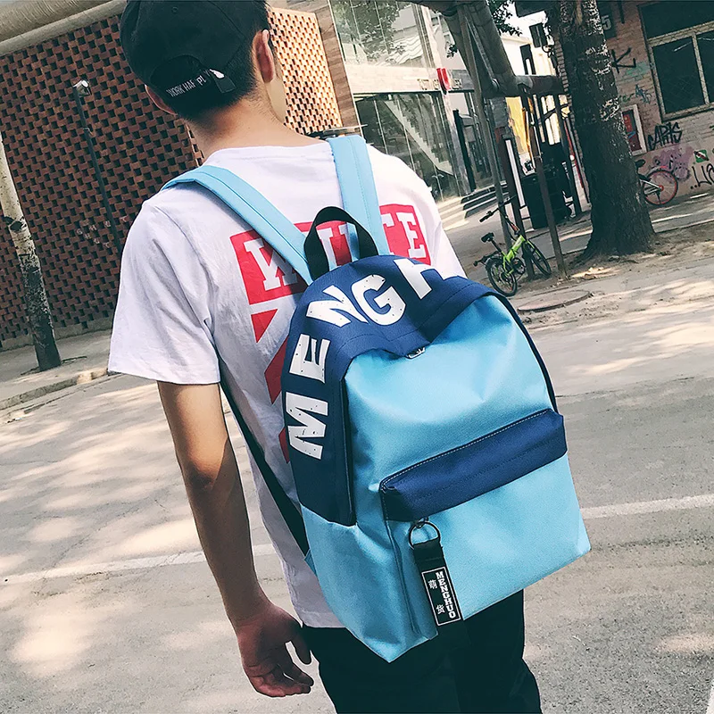 Menghuo 2016 New Design Unisex Women Luminous Backpacks 5 Colors Men Backpack Canvas School Bags For Teenagers Backpack Mochila (66)