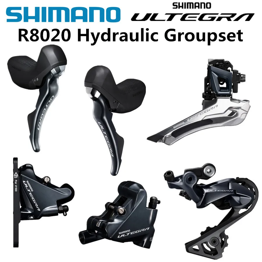 SHIMANO R8020 набор групп 105 R8020 Гидравлический дисковый тормоз переключатель дорожный велосипед R8020 R8070 переключатель Передний Задний переключатель