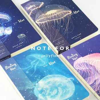 

JELLY FISH Series Stationery 100G Page Paper n22 Page Lovely Work's Supplies A5 Blank Notebook Diary