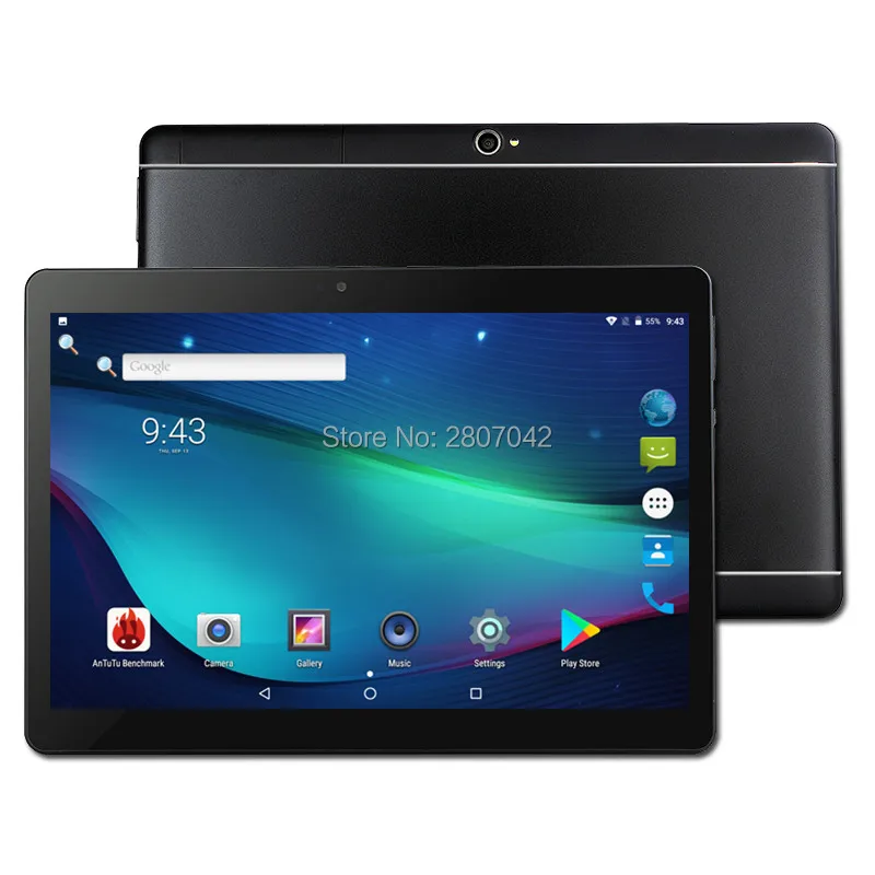 Бесплатная доставка 10 1 дюймовый планшетный ПК Android 9 0 RAM 4 Гб ROM 64 Dual SIM Bluetooth WiFi 1280*800