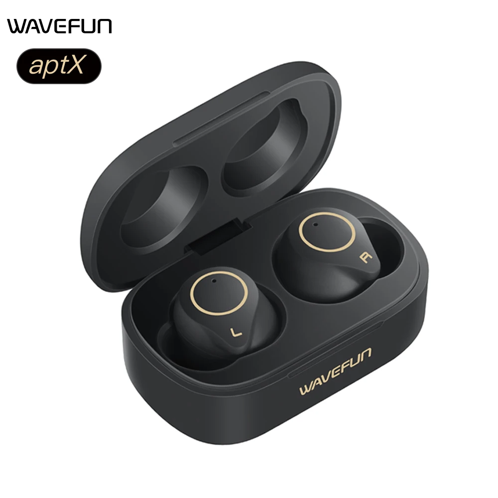 Wavefun aptX наушники HIFI Bluetooth наушники IPX7 водонепроницаемые CVC8.0 Беспроводные наушники с микрофоном для смарт-часов смартфонов