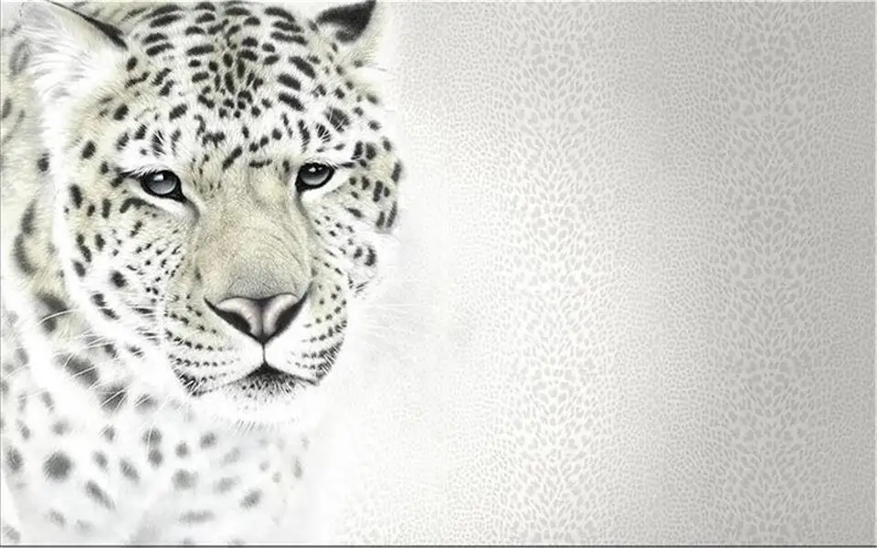 Пользовательские 3d фото обои Гостиная Фреска современная мода тигр картина с леопардом ТВ Фон нетканые обои для стены 3d