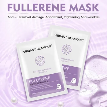 

Fullerene Fase Mask Anti-wrinkle Shrink Pores Whitening Lighten Black Spots Lifting Tightening Hydration Skin Care Fase Mask