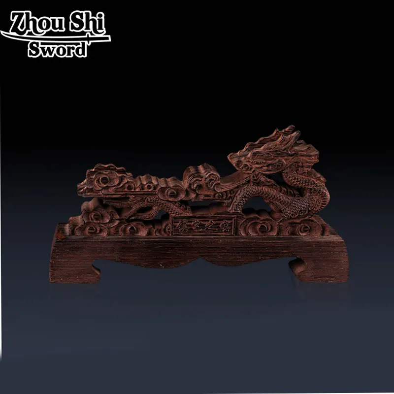 

The New Large Wood Dragon Samurai Sword Katana Wakizashi Tanto Holder Stand Display Home Decoration