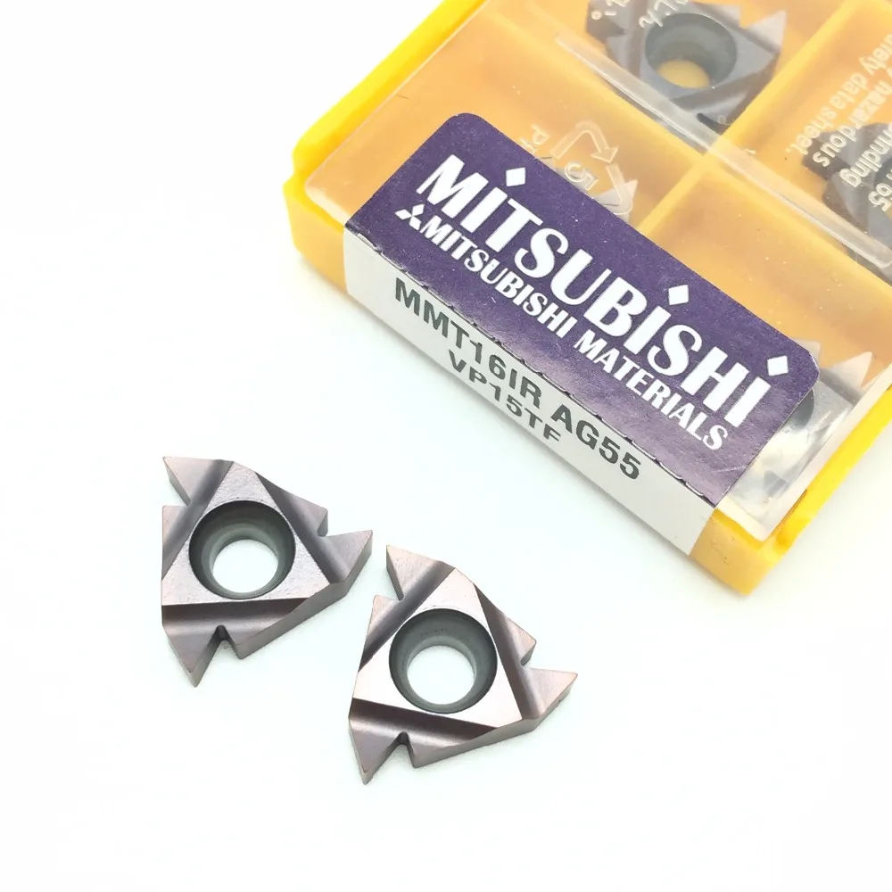 Mitsubishi MMT 16ER AG 60 **10 NEW CARBIDE INSERTS**