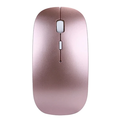 COMBATERWING компьютерная беспроводная мышь Мыши для ноутбука ультра тонкая оптическая мышь 2,4G с мышь с приемником USB maus A20 - Цвет: Rose gold