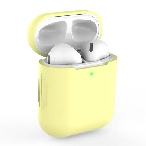 Мягкий силиконовый чехол для наушников для Apple Airpods 2, противоударный чехол, беспроводные Bluetooth наушники, защитный чехол для AirPods, чехол s - Цвет: D