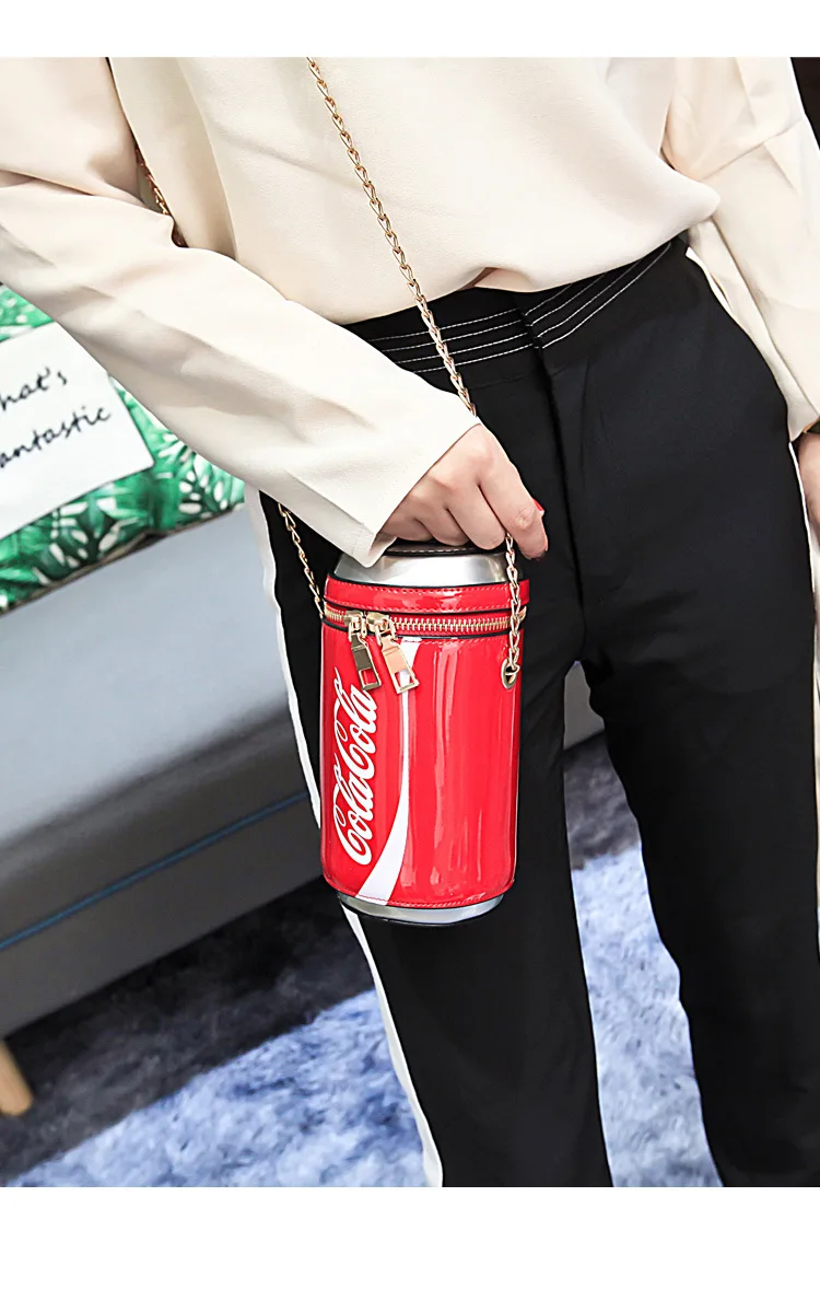 2017 Fashion Messenger Handbag Small Box Shape Shoulder Bag Funny Personality Crossbody Bag Diagonal Chain Bag Couro Feminina