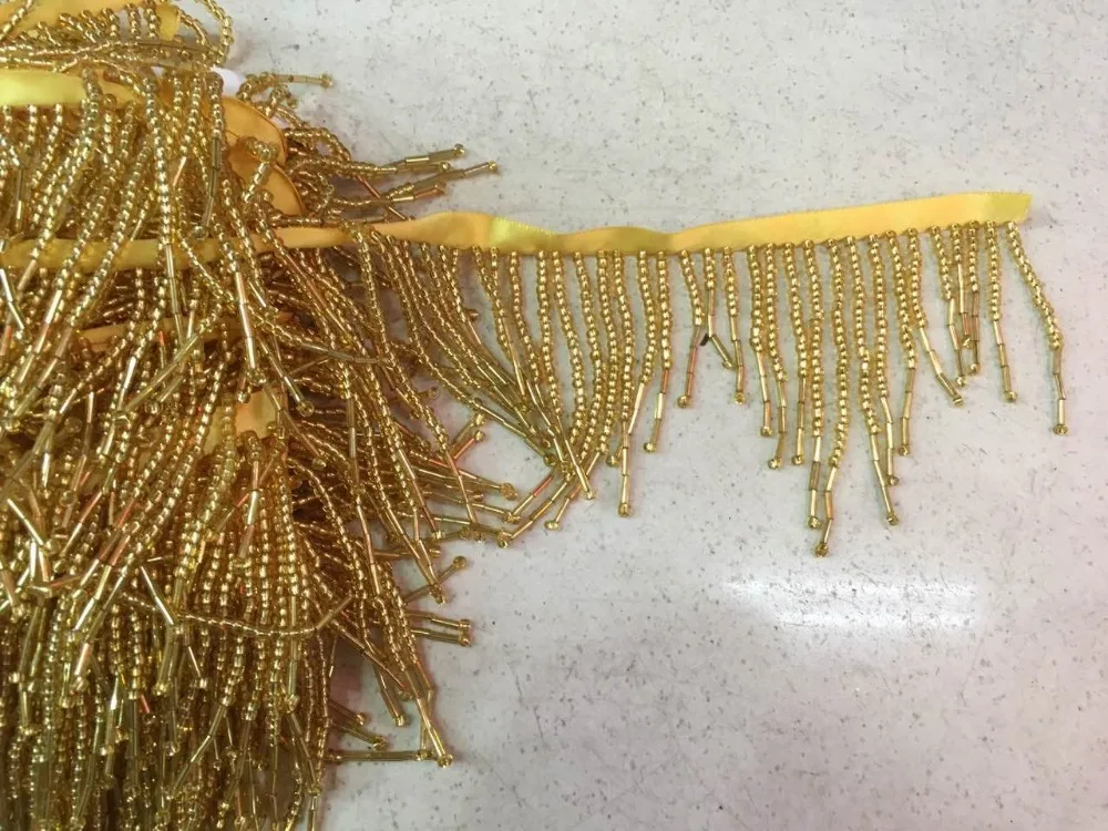 beaded Fringe Ribbon Trim Fringe Tassel Lace Trim high class CiCi 41904