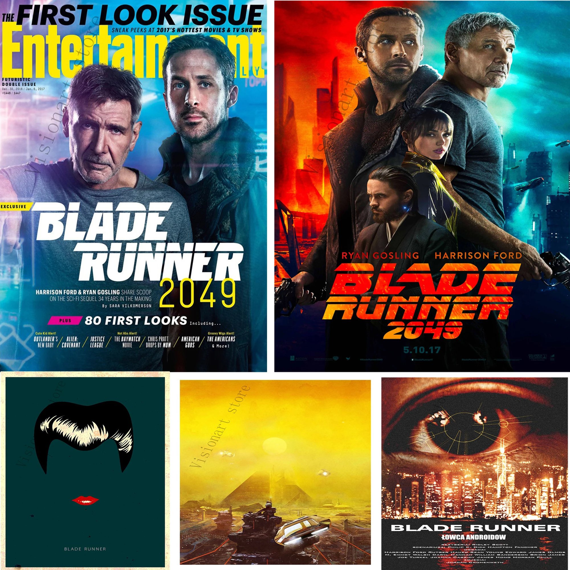Плакаты BLADE RUNNER плакаты для кино винтажные Ретро наклейки на стену домашний декор