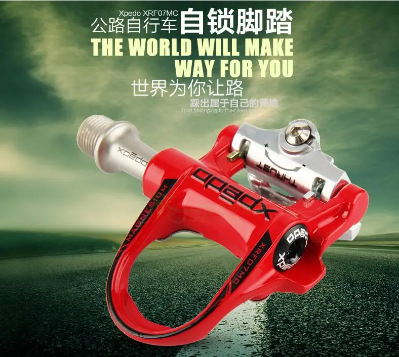 

Wellgo Xpedo XRF07MC Road Bike Sealed Pedals Look Keo Compatible Ultralight Pedals Bicycle Pedal Cycling Bearing Pedals