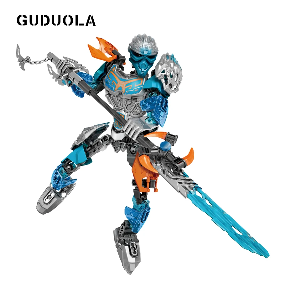 Guduola BIONICLE Akida Существо воды + Gali вода море пастушья 609 3 610 строительные блоки