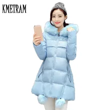 Зимняя куртка в клетку со звездами, Женская Толстая теплая тонкая длинная пуховая хлопковая куртка, женская зимняя куртка, женская теплая парка, GQ1589