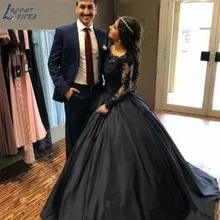 ED0424 изысканный Темно-синие черное бальное платье с открытыми плечами с длинным рукавом с бисером платья с аппликацией вечернее платье Выпускной платья