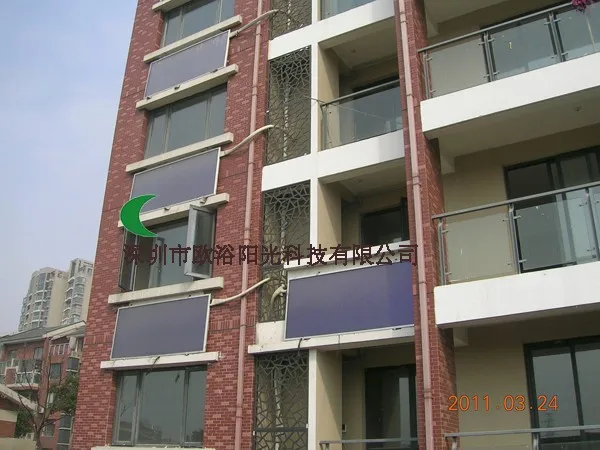 solar water heater flat plate solarcollector ; flat plate solar collector  modular balcony solar - AliExpress