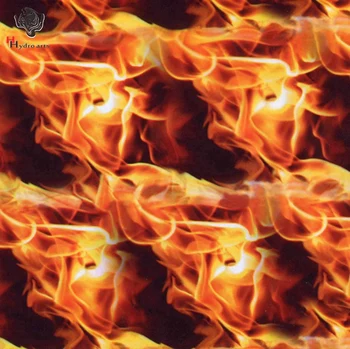 

Free Shipping Red Flaming Hydrogarphic Film transfer hydro water transfer printing films.Aqua print film. 50cm wide HFD006