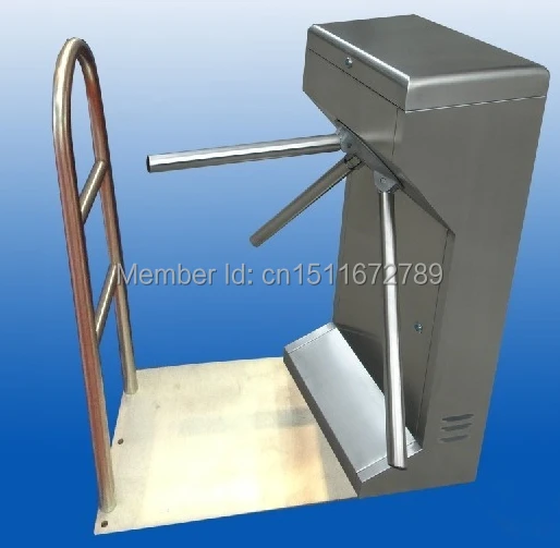 

Supermarket and park Portable Mechanical Tripod Turnstile Gate for access control mechanism push turnstile gate