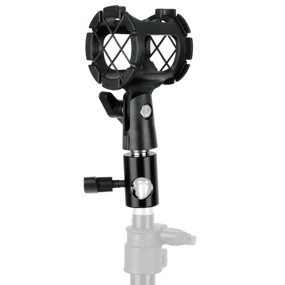 Dslr Microphone Holder Bracket & Light Pole Connector Rig Mount