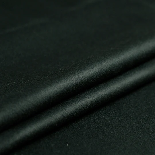 Перламутровый шелк темно-зеленый двусторонний кашемир австралийская шерсть материалы для одежды зимнее пальто DIY Одежда Ткань - Цвет: Dark Green