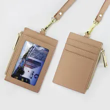 С монограммой, начальные буквы, сафьяно, коровья кожа, именная бирка, мужской держатель для карт, кожаный ремешок, держатель для удостоверения личности, Дамская, выдвижная