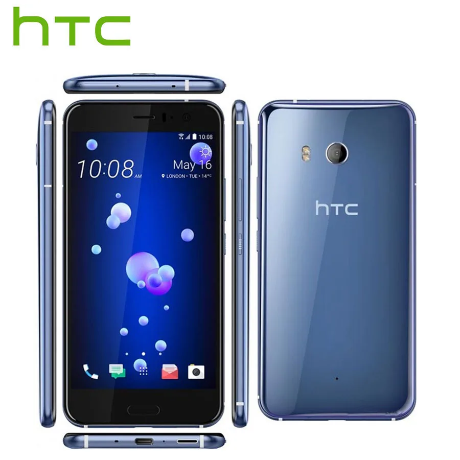 Мобильный телефон htc U11 4G LTE, Восьмиядерный процессор Snapdragon 835, IP67, водонепроницаемый, 6 ГБ ОЗУ, 128 Гб ПЗУ, 5,5 дюймов, 2560x1440 P, смартфон