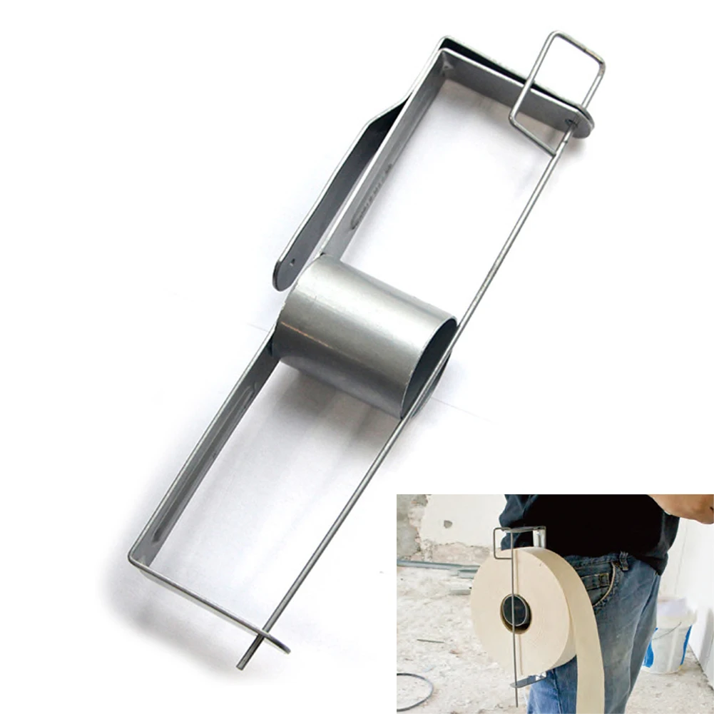 

Hand Tool Convenient Fast Loading Tape Holder Powder Coated Easy To Use Steel Drywall Prevents Rusting Working Heavy Duty