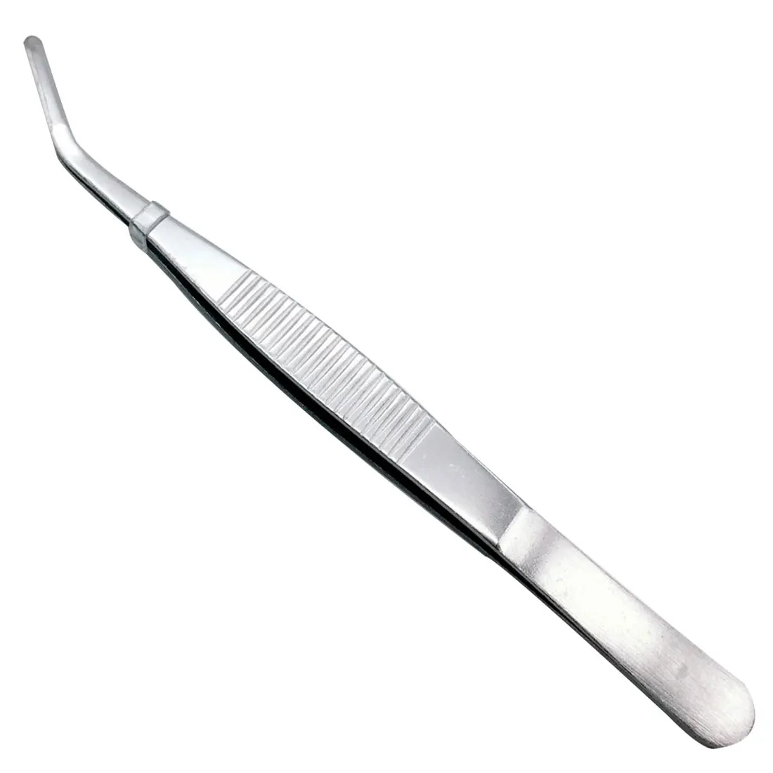 

1pc 12.5-30CM Stainless Steel Handle Curved Aimed Tweezers Waterweed Clip Tool Medical Repair Tools