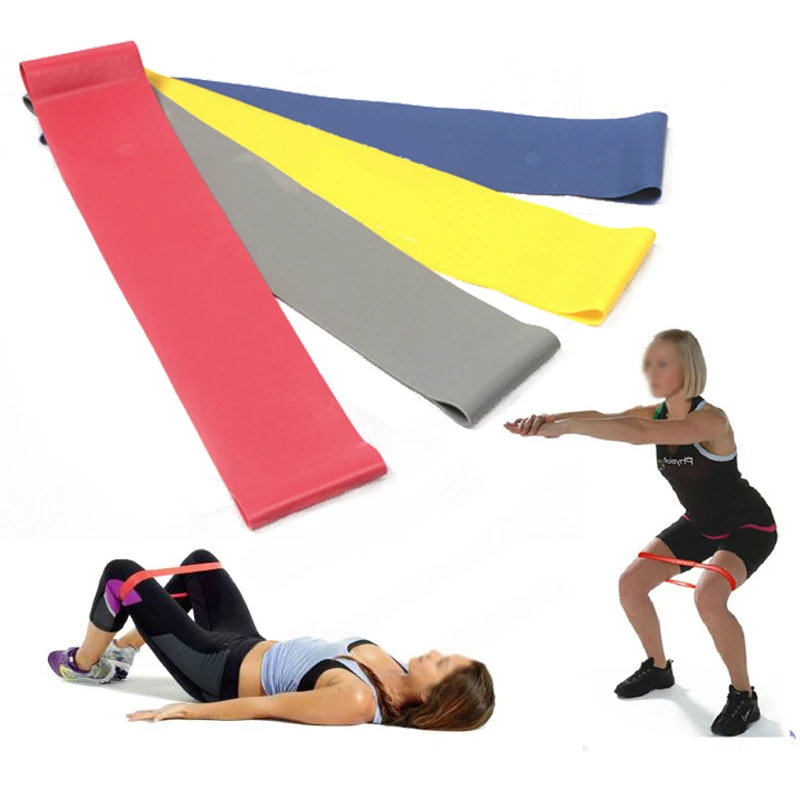 4Pcs Resistance Bands Rubber Band Workout Fitness Gym Equipment rubber